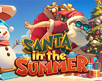 Santa in the Summer Santa in the Summer