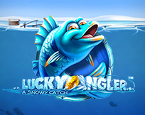 Lucky Angler: A Snowy Catch Lucky Angler: A Snowy Catch